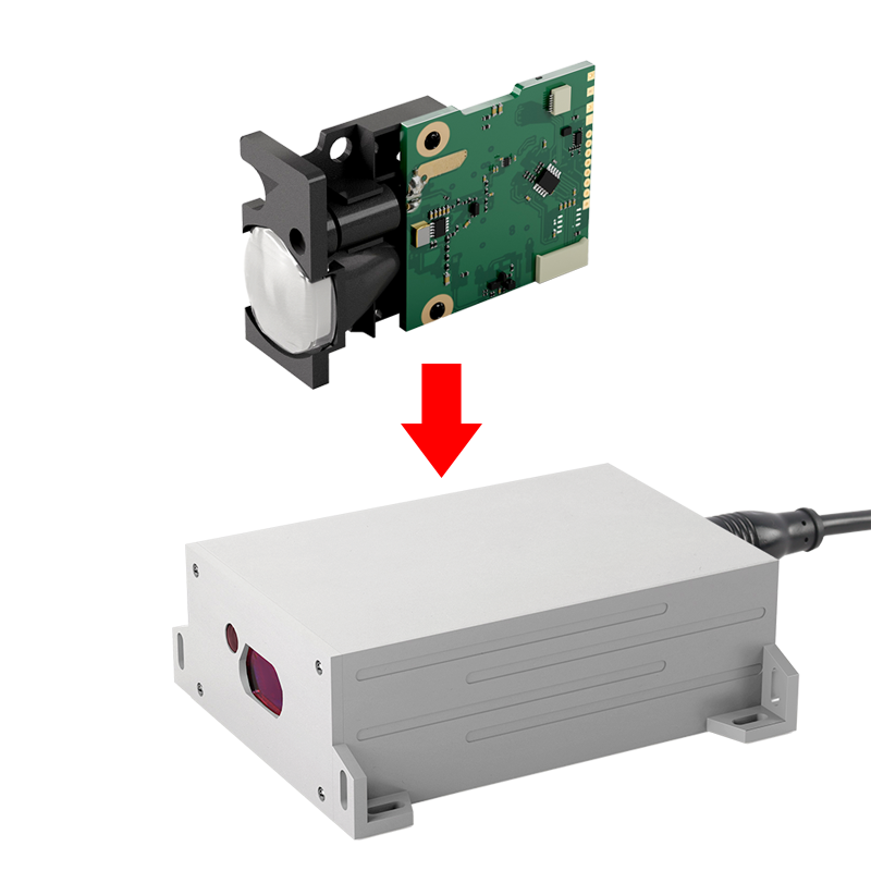 Industrial Laser Distance Sensor - IP67 Waterproof 20Hz Laser Distance Measurement