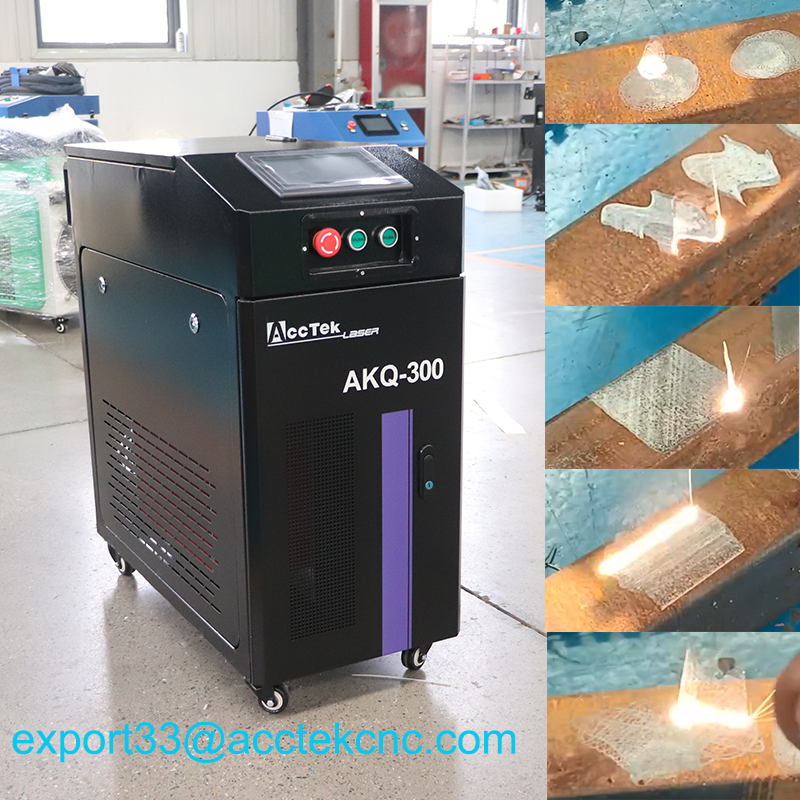 Portable Laser Rust Removal - Laser Rust Paint Wood Metal Cleaning