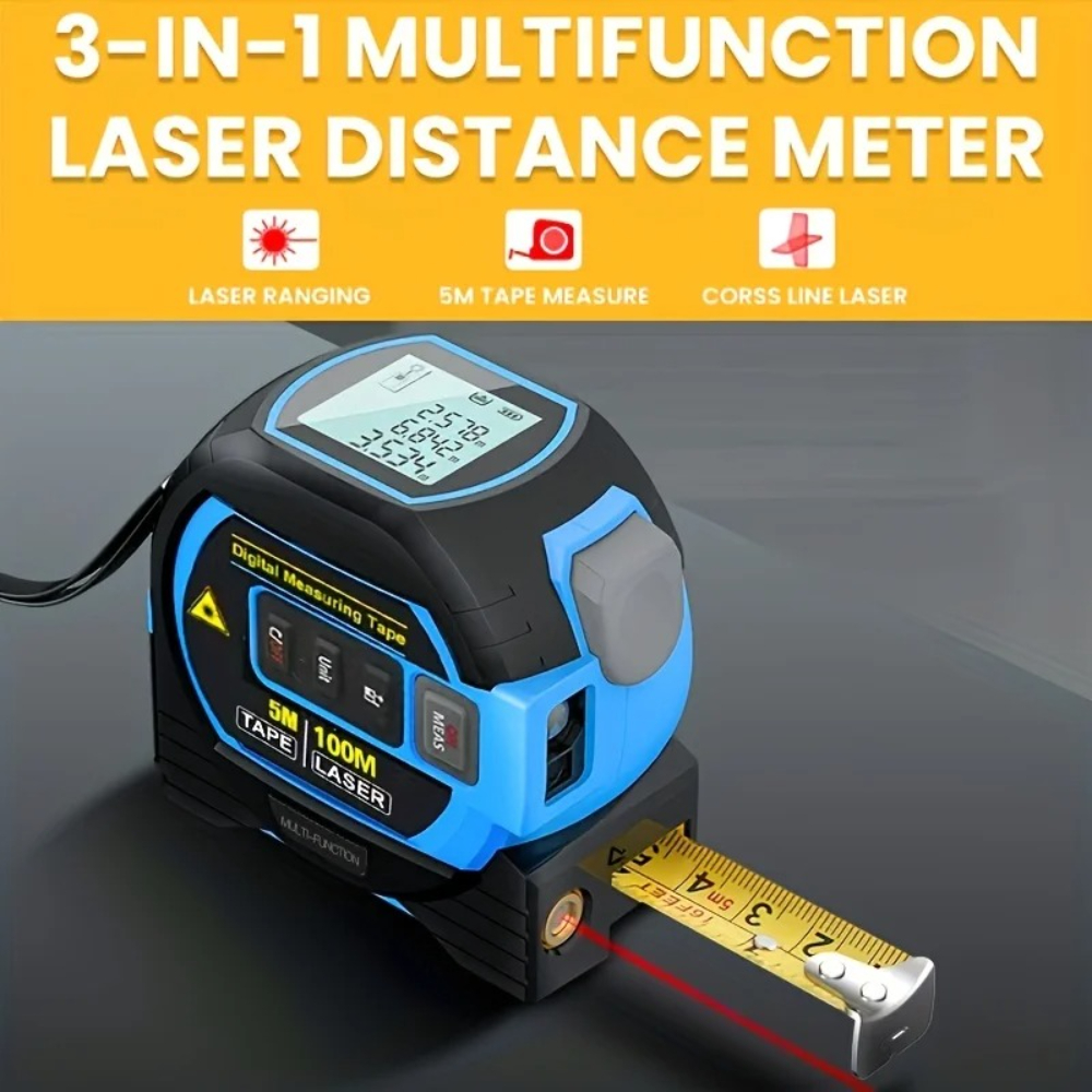 Industrial Laser Rangefinder - 40M/60M Backlight Distance Meter Building Measurement