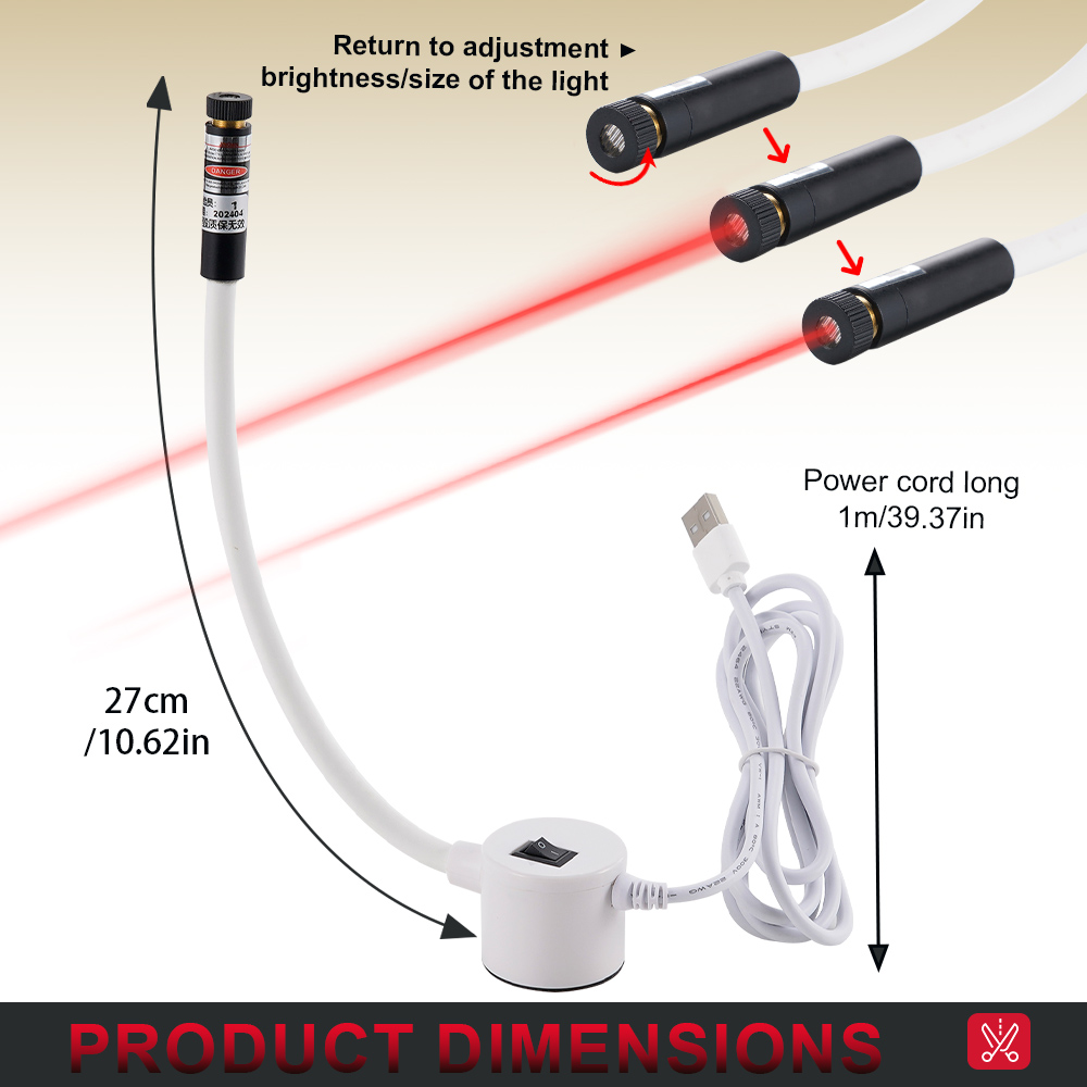 Industrial Laser Light - USB positioning light Infrared laser dual-purpose