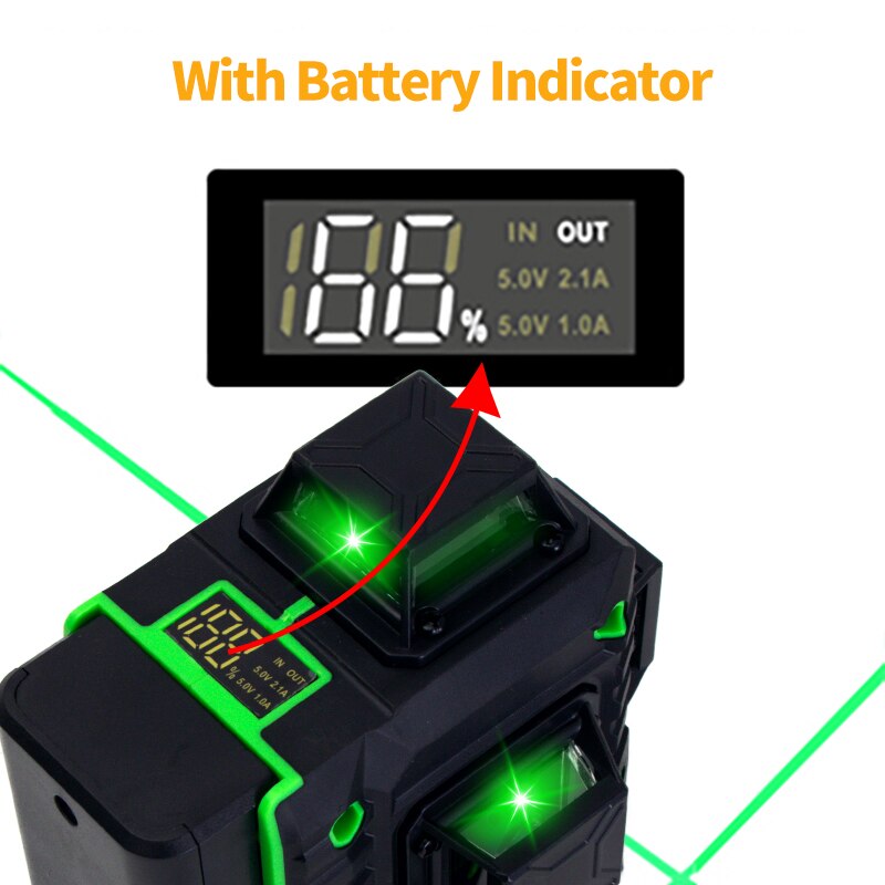 FEIDSIDE 16/12Line Green Laser - Industrial Laser Level のレビューと価格