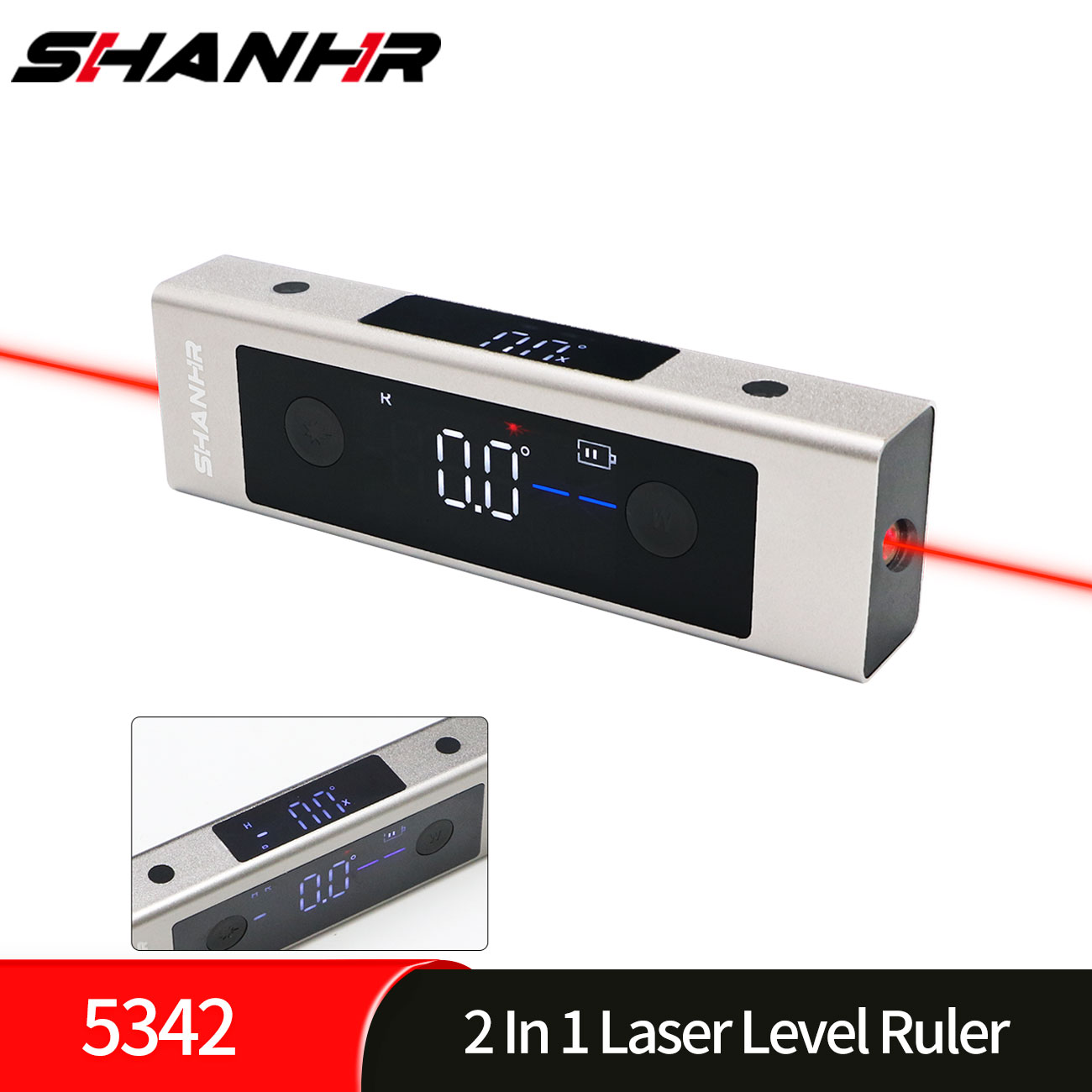 SHANHR 2 In 1 Laser Level Rule - Industrial Laser Alignment のレビューと価格