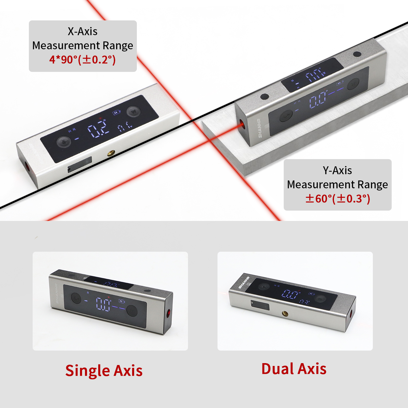SHANHR 2 In 1 Laser Level Rule - Industrial Laser Alignment のレビューと価格