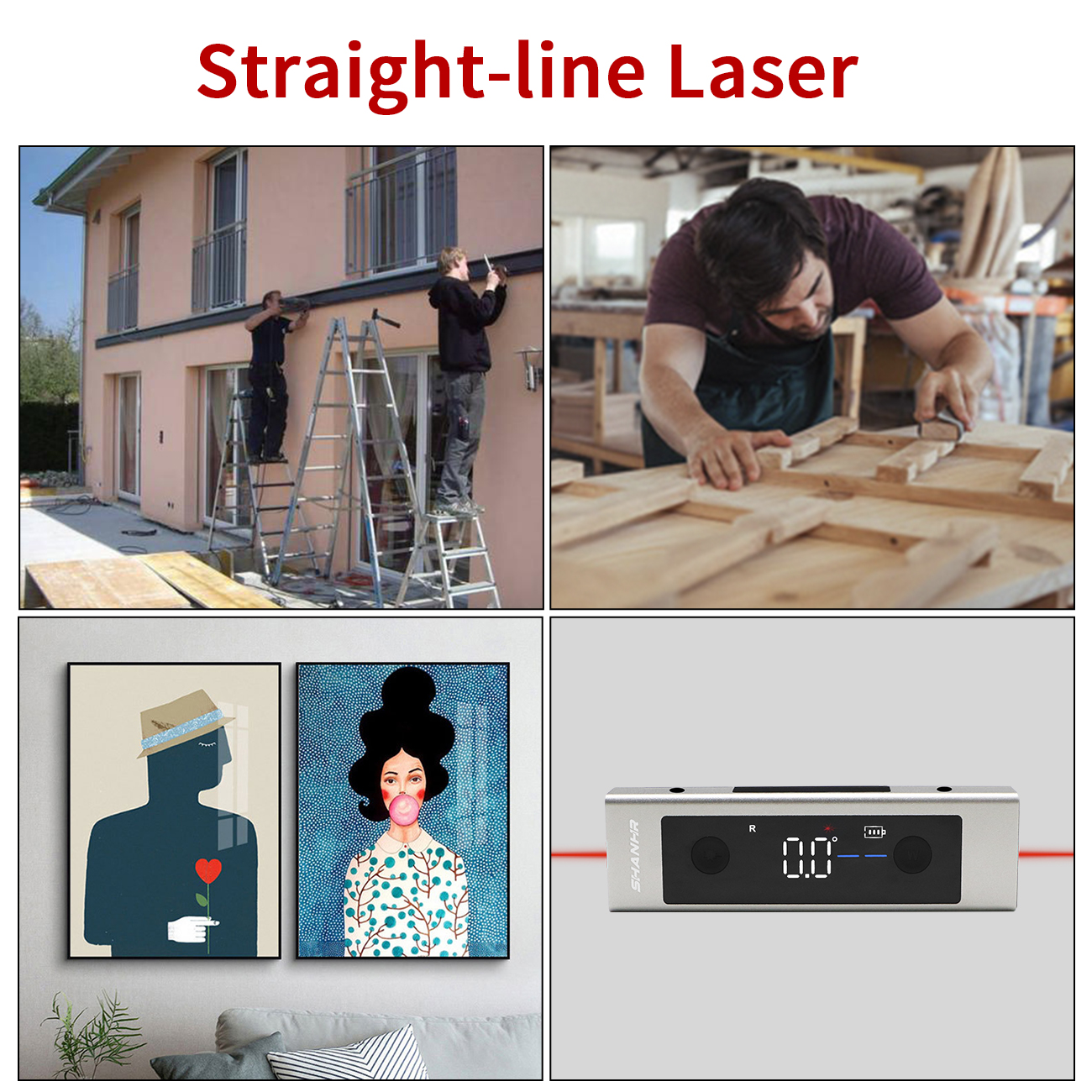 SHANHR 2 In 1 Laser Level Rule - Industrial Laser Alignment のレビューと価格