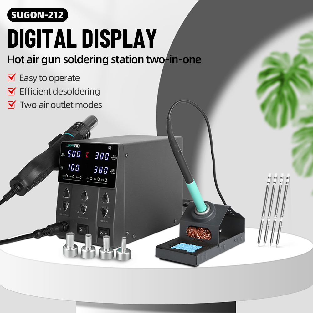 SUGON 212 760W 2-in-1 Solderin - Industrial Laser Soldering Iron のレビューと価格