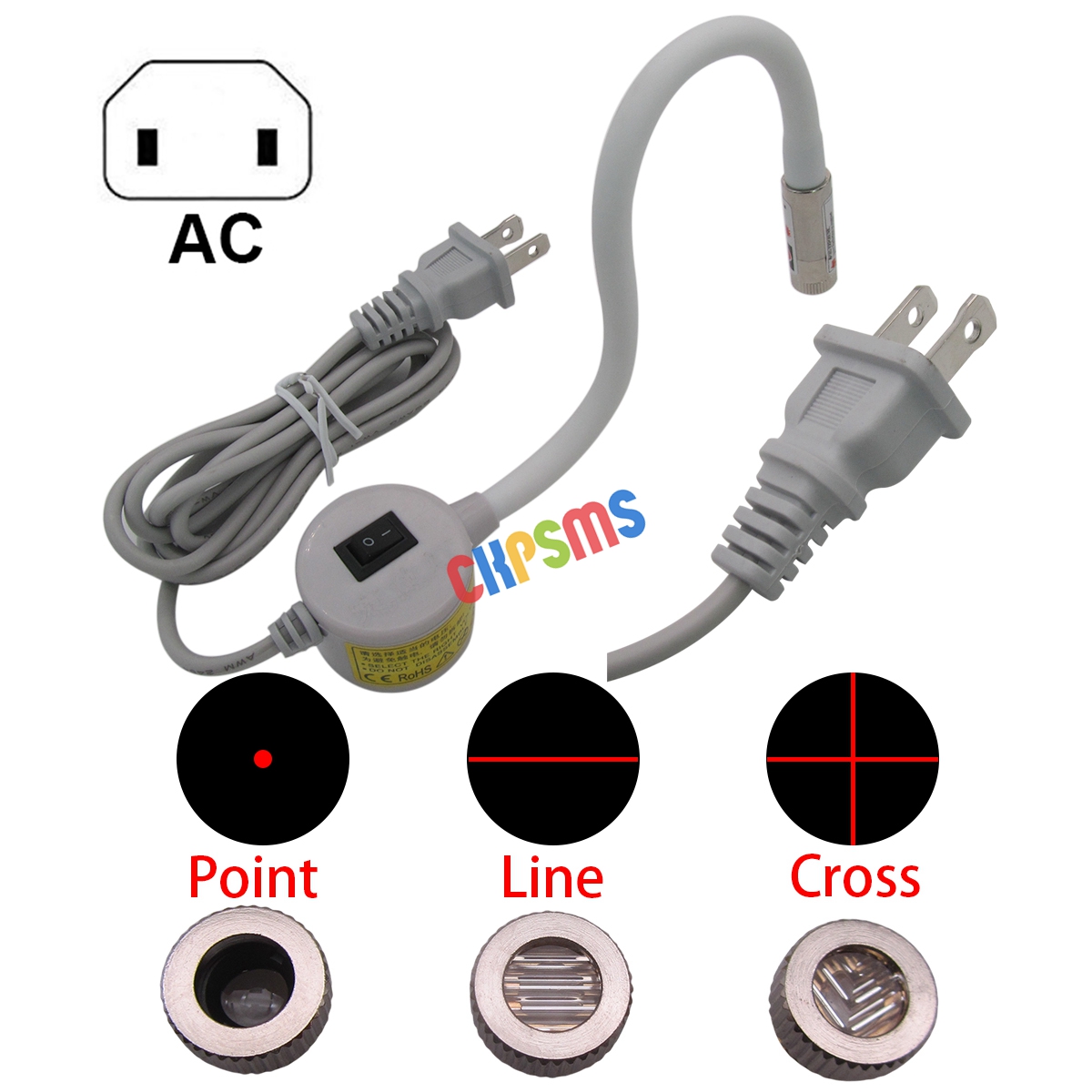 110V-120V AC Plug Magnetic Bas - Industrial Laser Light のレビューと価格