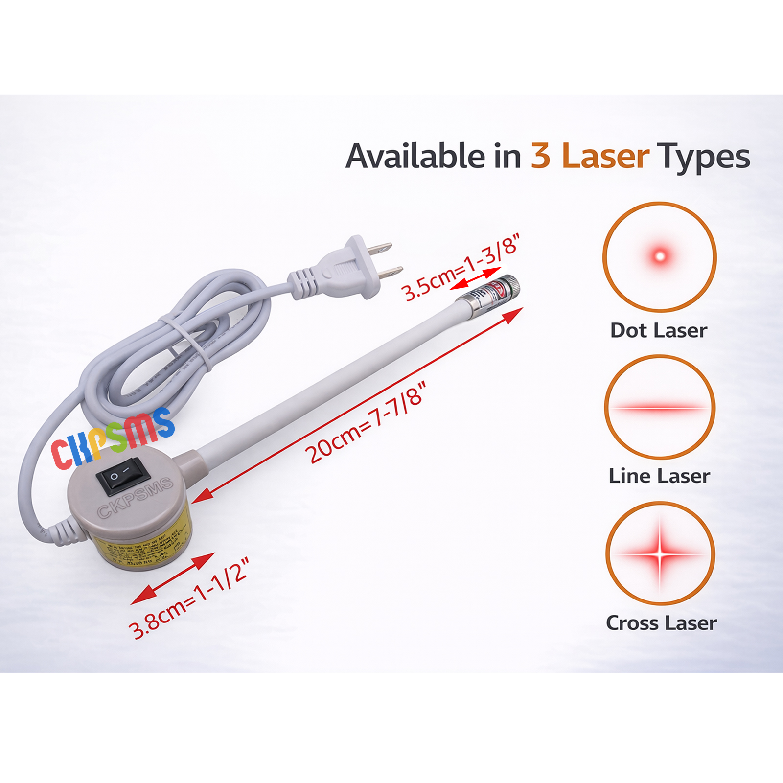 110V-120V AC Plug Magnetic Bas - Industrial Laser Light のレビューと価格