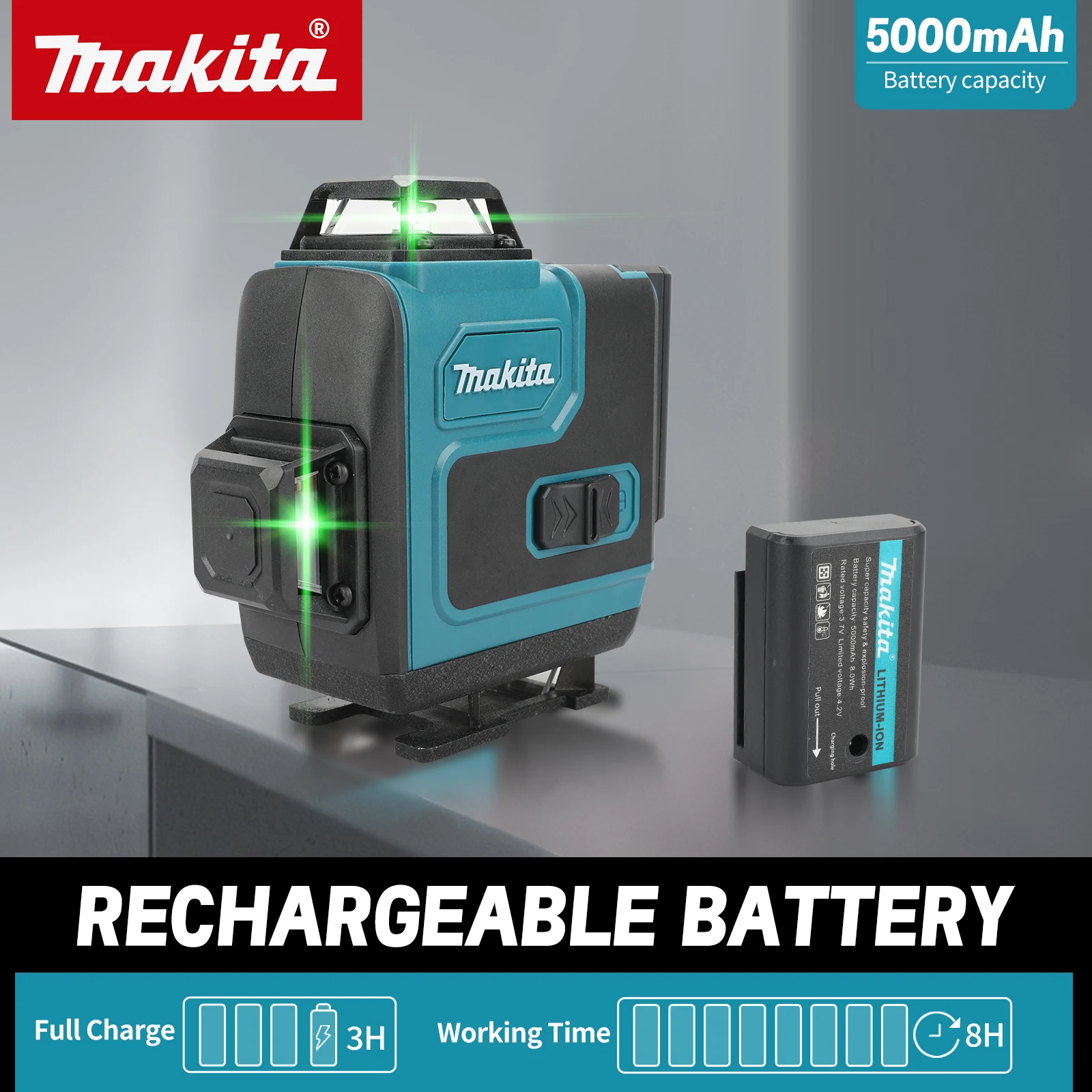 Makita 4×360° Cross Laser Leve - Industrial Laser Level のレビューと価格