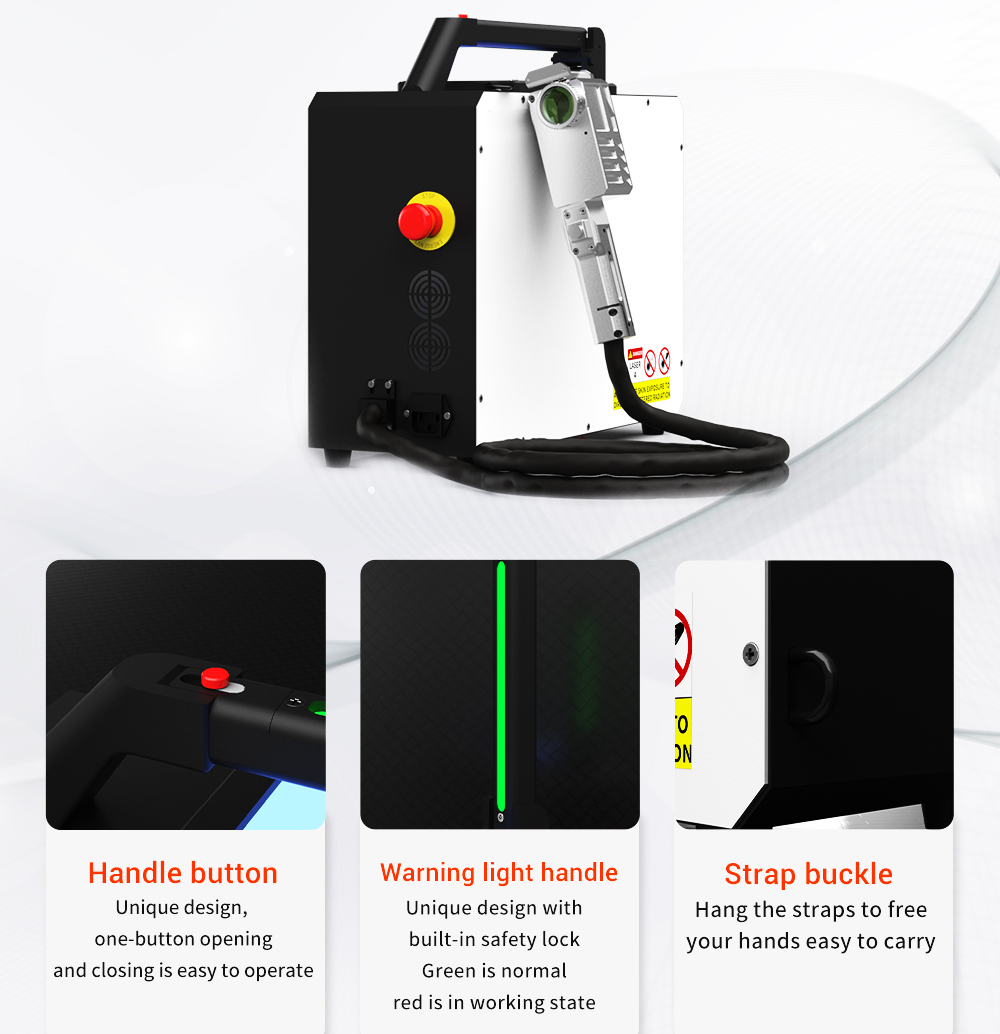 New 100w Handheld Mini Portabl - Portable Laser Rust Removal のレビューと価格