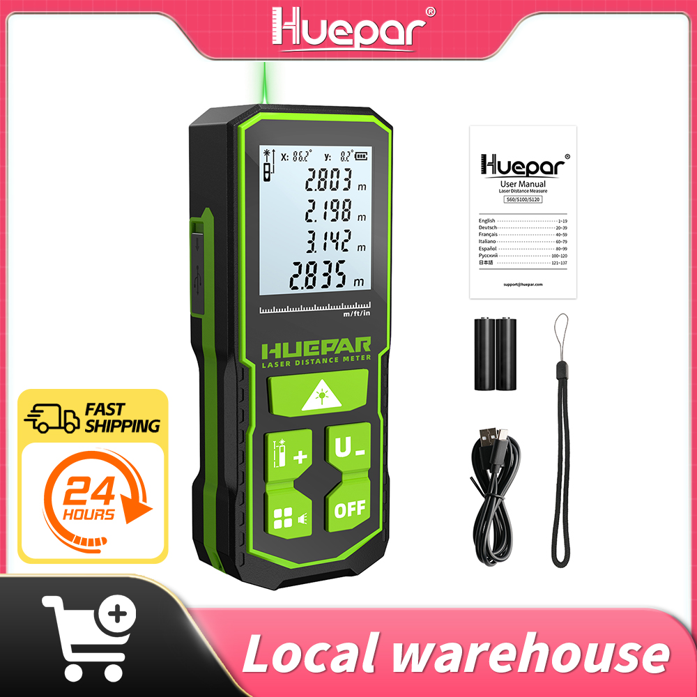 Huepar Laser Rangefinder Digit - Industrial Laser Rangefinder のレビューと価格