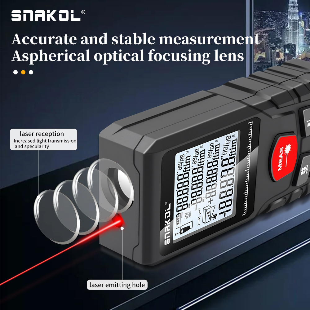 Snakol Laser Distance 50M/100M - Industrial Laser Rangefinder のレビューと価格