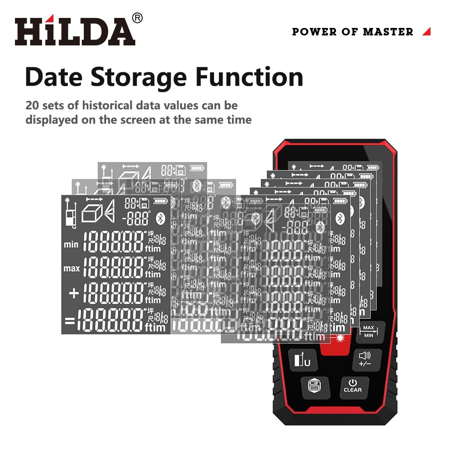 HILDA Laser Distance 50M/100M/ - Industrial Laser Rangefinder のレビューと価格