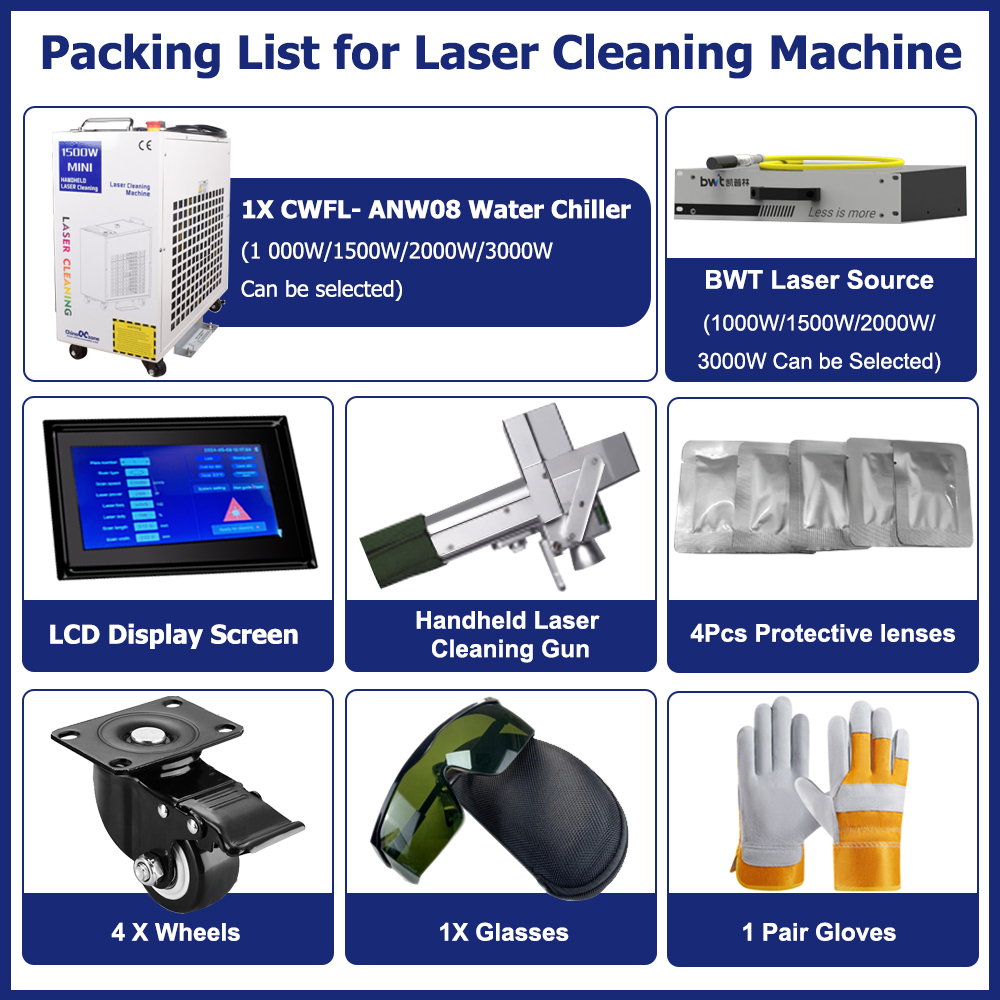 2000W Cleaning Machine Fiber L - Industrial Laser Rust Remover のレビューと価格