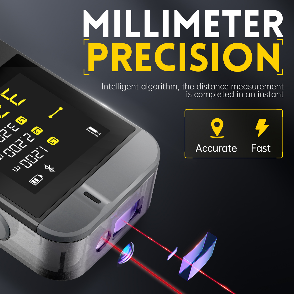 FNIRSI IR40 Digital Laser Tape - Industrial Laser Distance Sensor のレビューと価格
