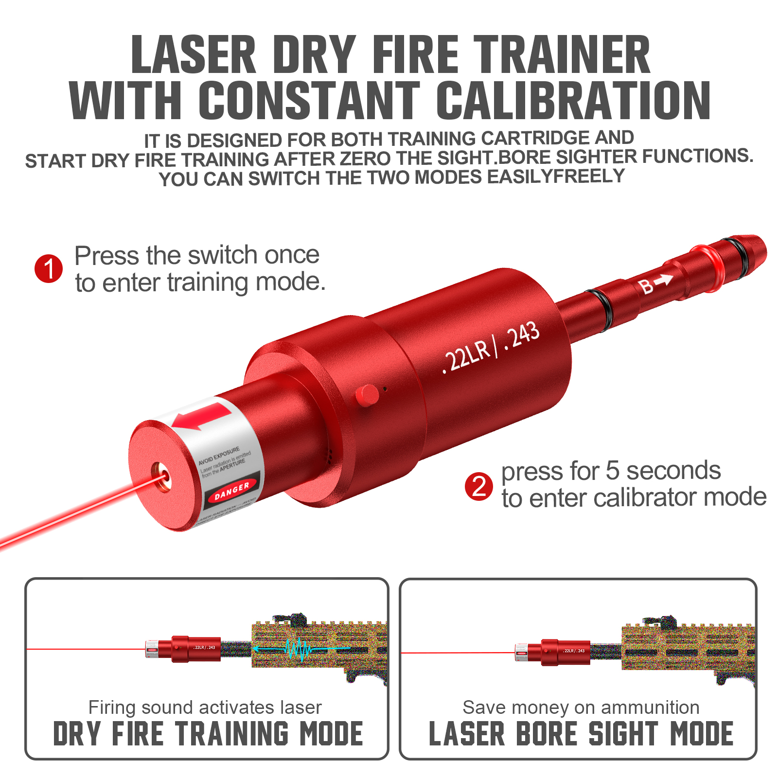22LR.243 voice controlled lase - Industrial Laser Distance Sensor のレビューと価格