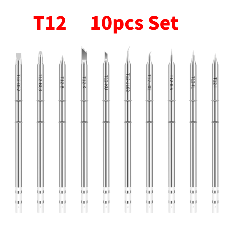 10pcs T12 Set Soldering Iron T - Industrial Laser Soldering Iron のレビューと価格