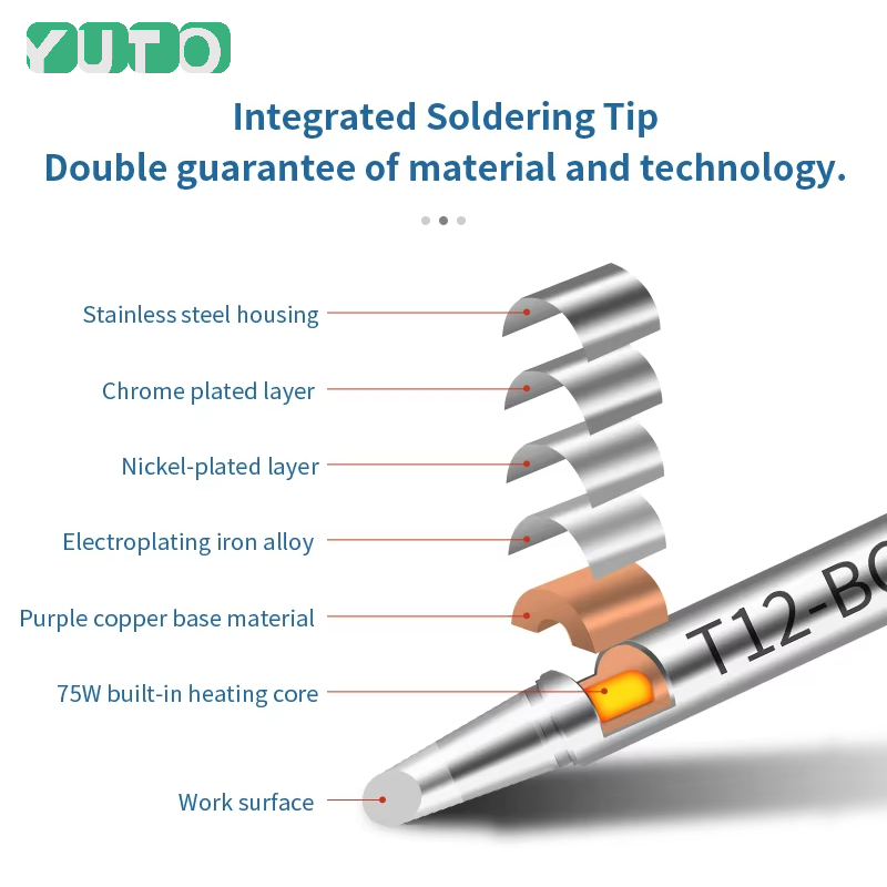 10pcs T12 Set Soldering Iron T - Industrial Laser Soldering Iron のレビューと価格