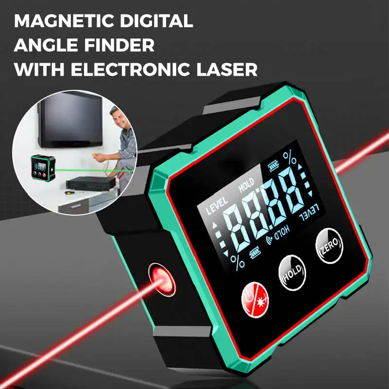 Magnetic Digital Angle Finder  - Industrial Laser Alignment のレビューと価格