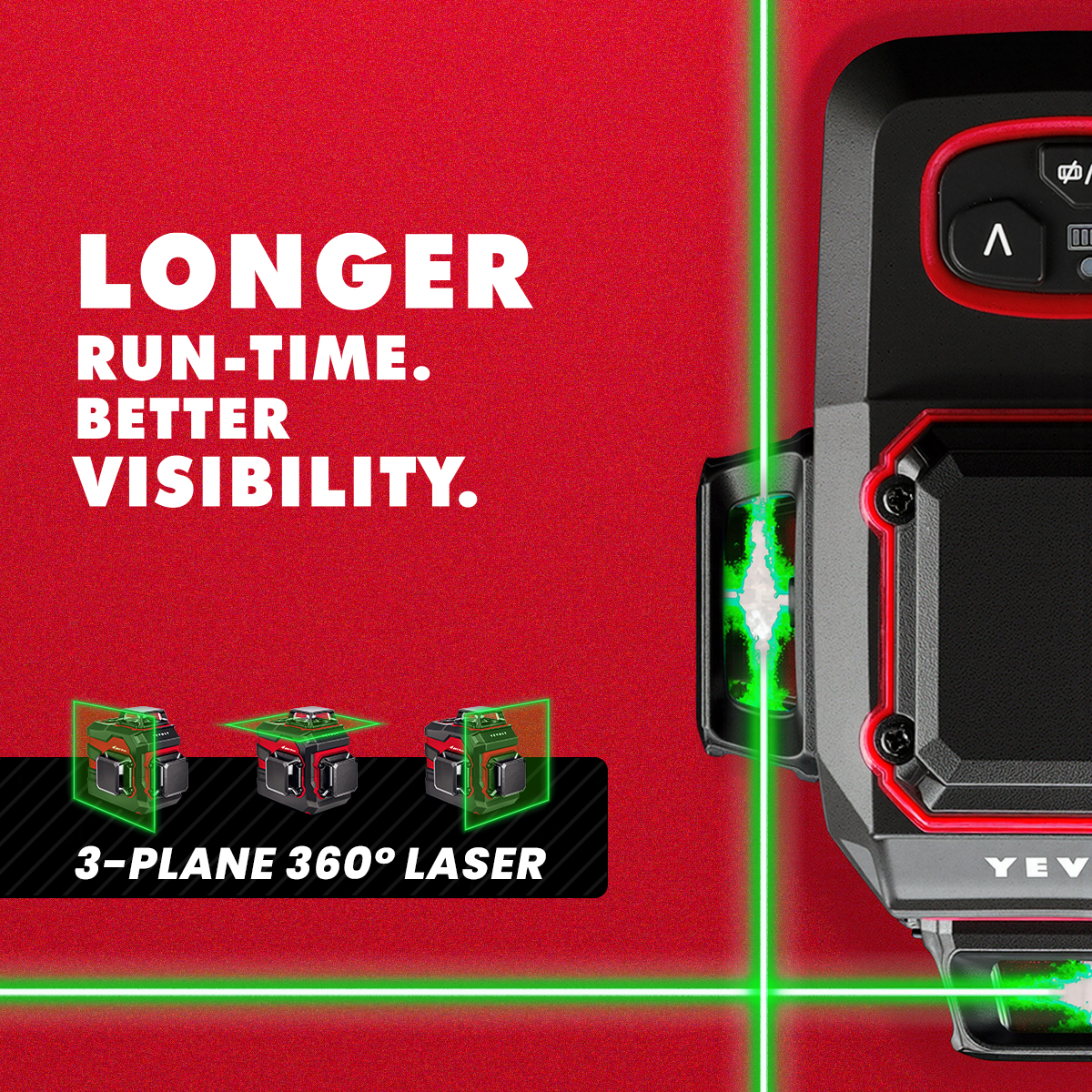YEVOLT YVGLL4XS12 Laser Level  - Industrial Laser Level のレビューと価格