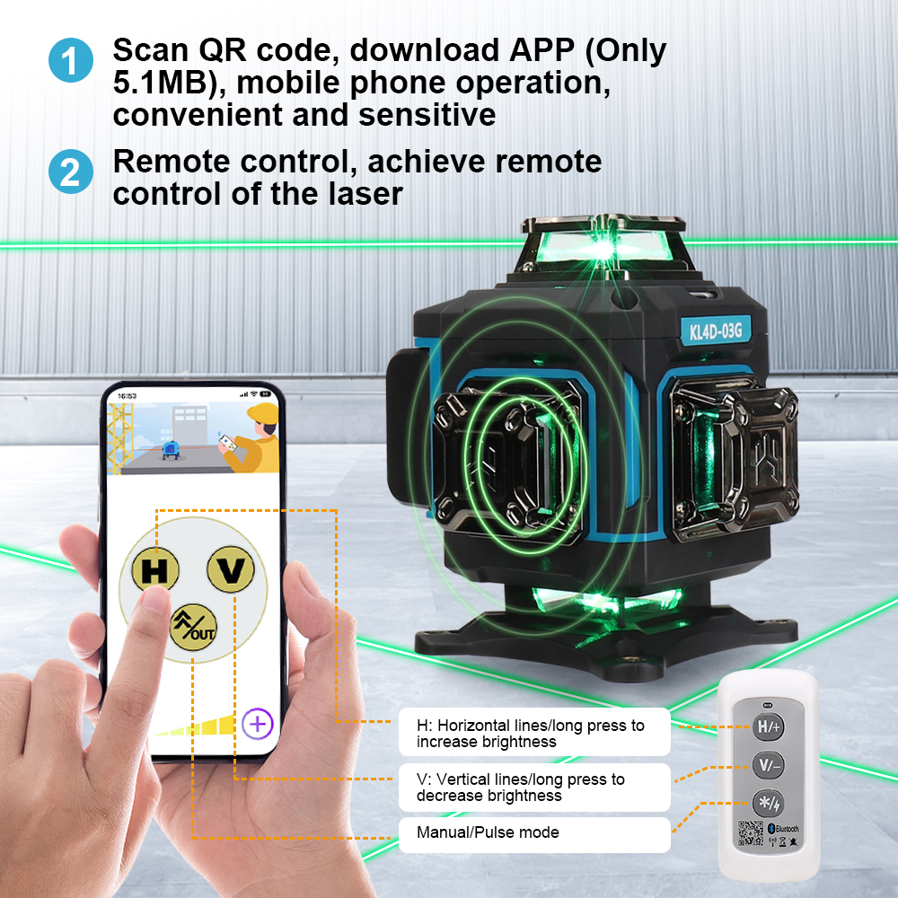 KEZERS Display Green Laser Lev - Industrial Laser Level のレビューと価格