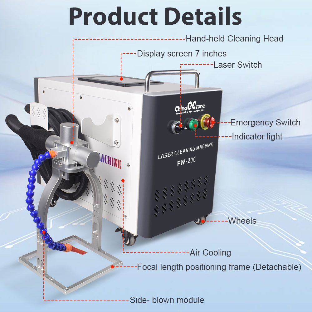 JPT 200W Pulsed Laser Cleaning - Industrial Laser Cleaner のレビューと価格