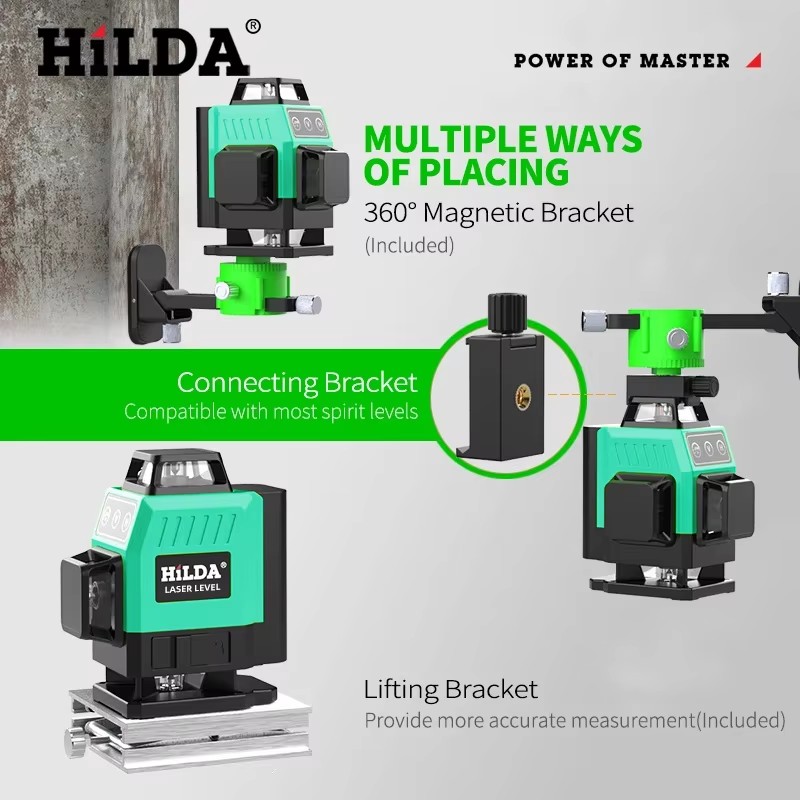 HILDA 12/16 Lines Green Laser  - Industrial Laser Level のレビューと価格