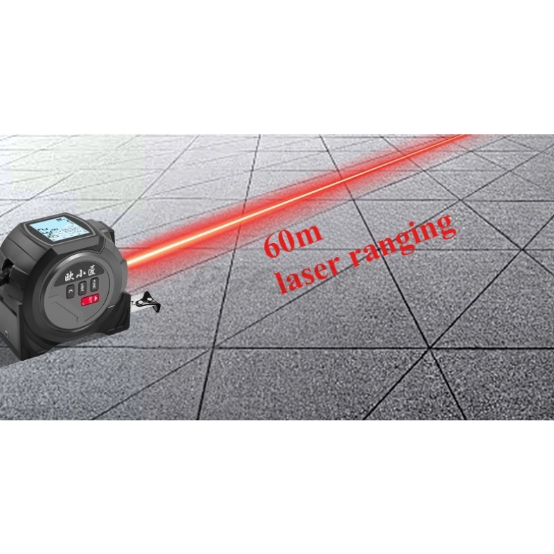 Laser Rangefinder Tape Measure - Industrial Laser Distance Sensor のレビューと価格