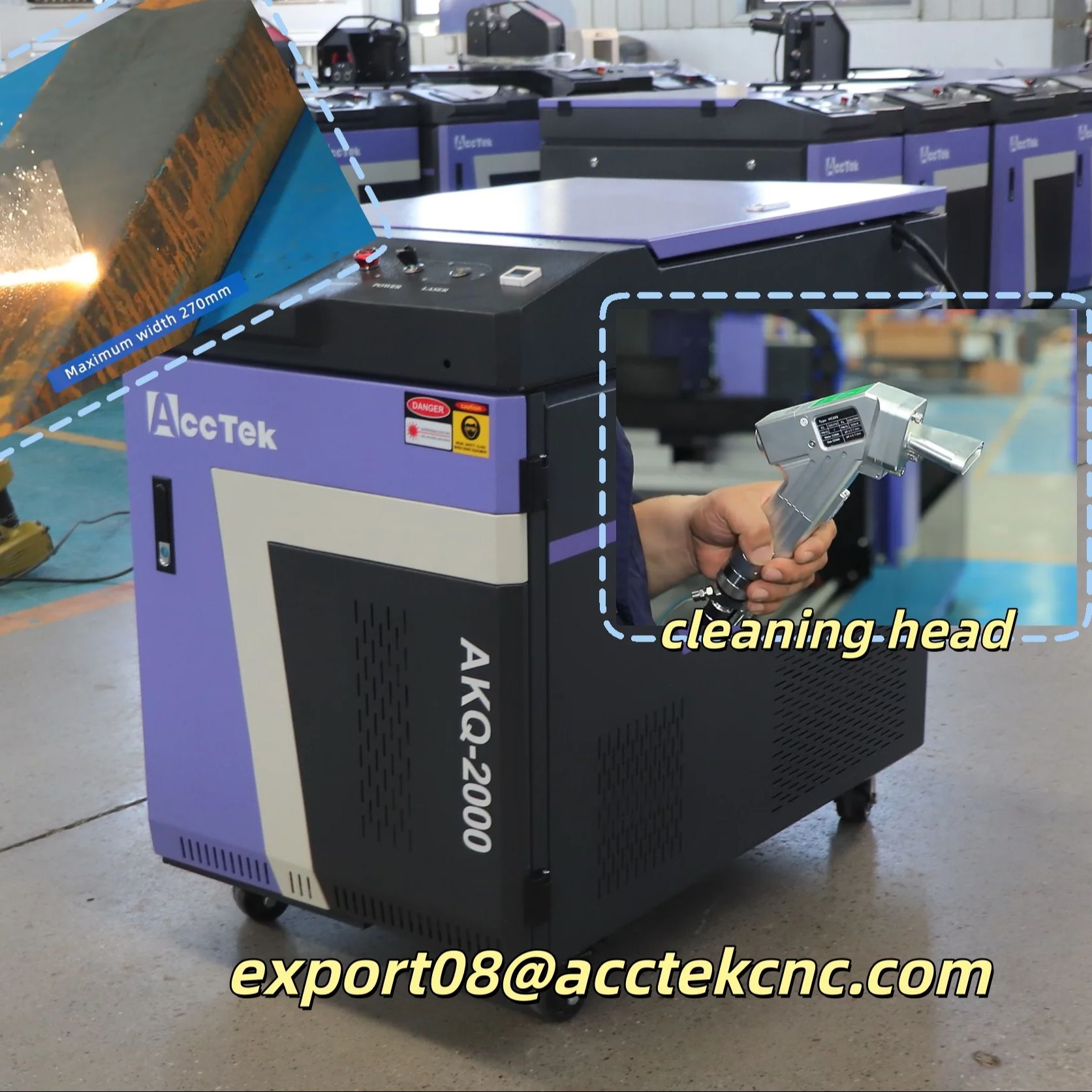 Hot Sale Continue 2000W Handhe - Industrial Laser Cleaner のレビューと価格