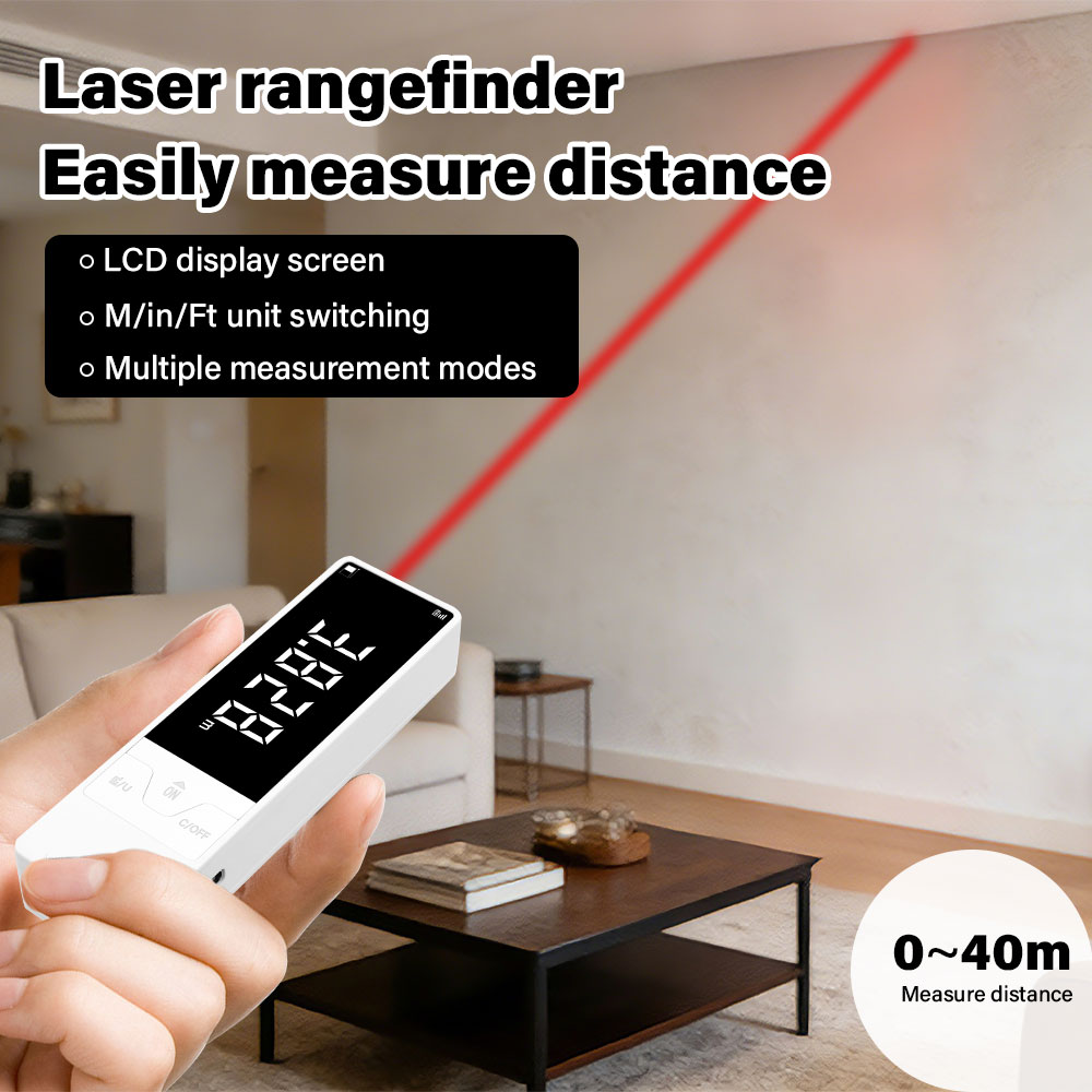 Mini Laser Distance Meter 40M  - Industrial Laser Rangefinder のレビューと価格
