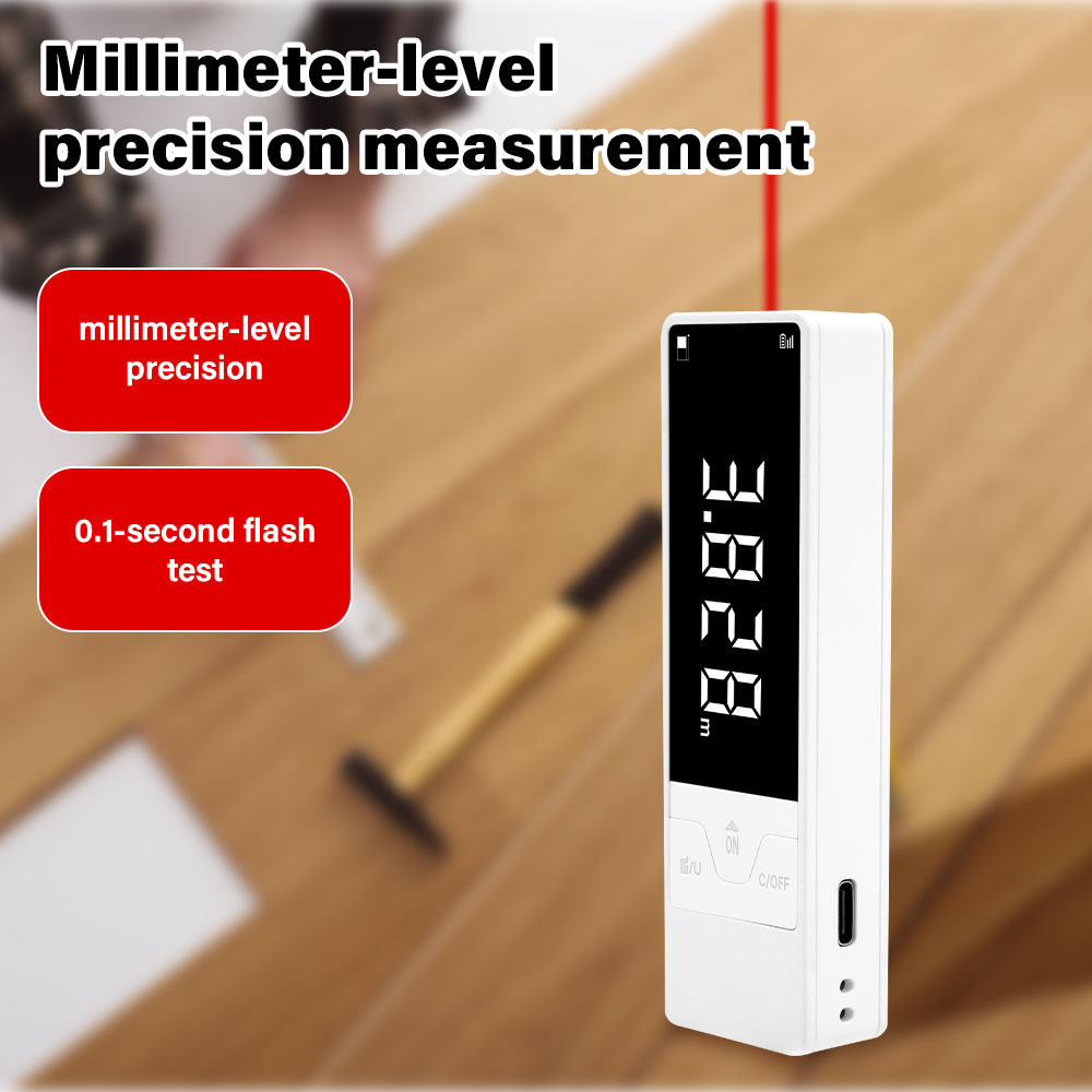 Mini Laser Distance Meter 40M  - Industrial Laser Rangefinder のレビューと価格