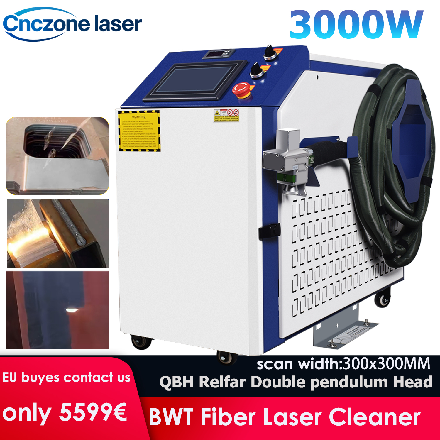 3000W Laser Cleaning Machine F - Industrial Laser Rust Remover のレビューと価格