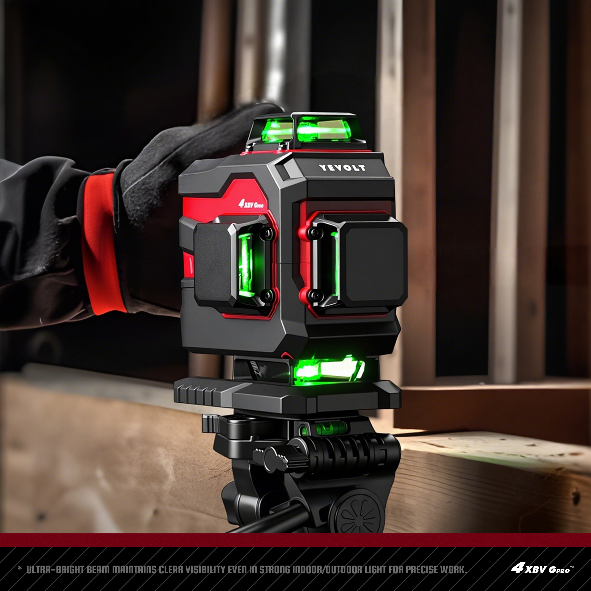 YEVOLT 16-Line Green Laser Lev - Industrial Laser Level のレビューと価格