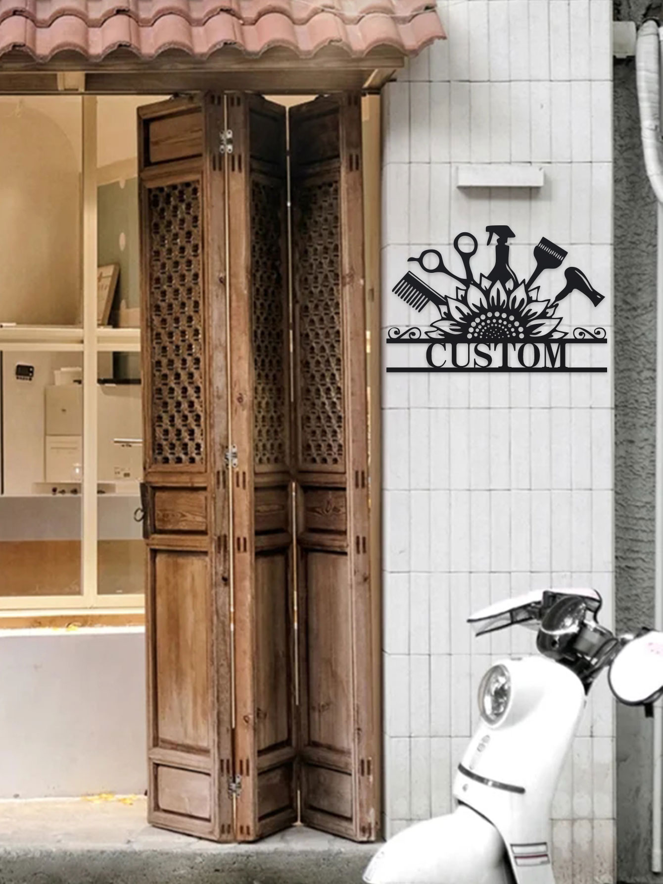 Custom Hair Dresser Metal Sign - Industrial Laser のレビューと価格