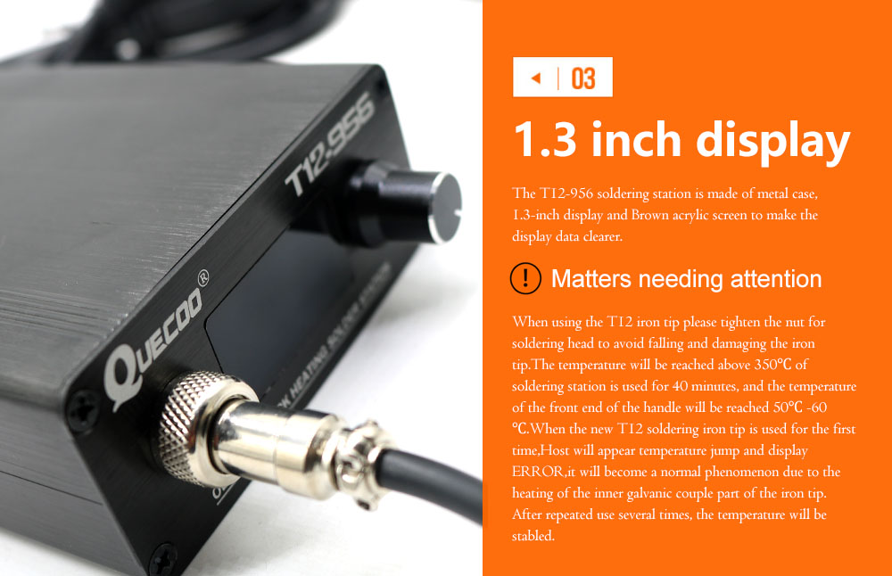 QUECOO T12-956 Soldering Digit - Industrial Laser Soldering Iron のレビューと価格