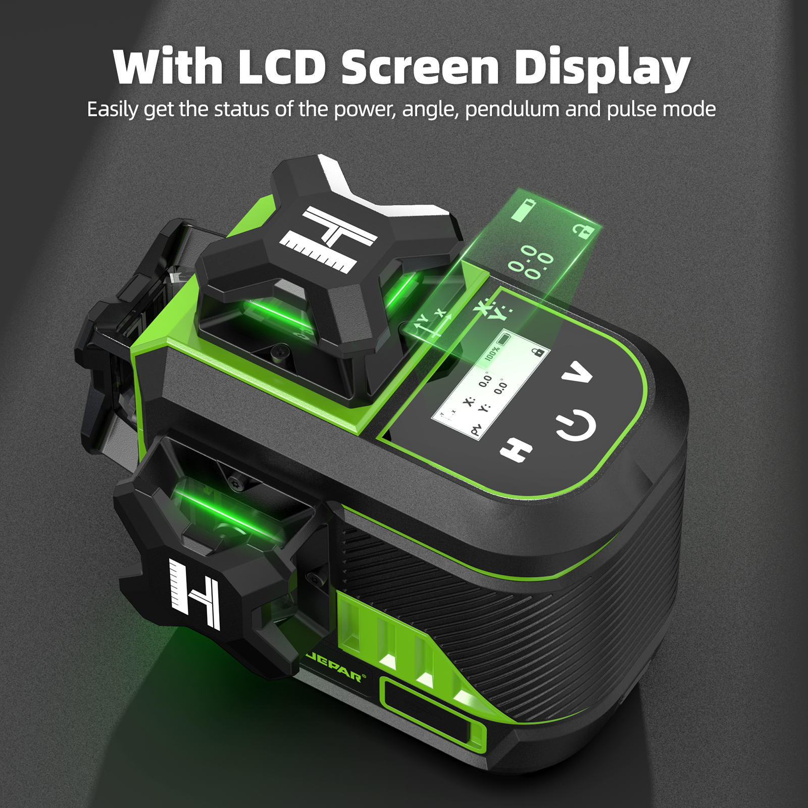 Huepar 3D Cross Line Laser Lev - Industrial Laser Level のレビューと価格