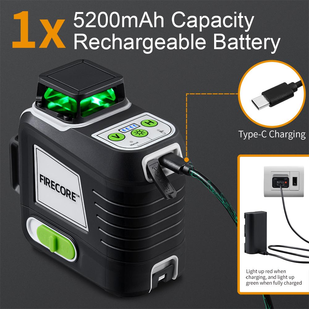 FIRECORE 360 Laser Level 12 Li - Industrial Laser Level のレビューと価格
